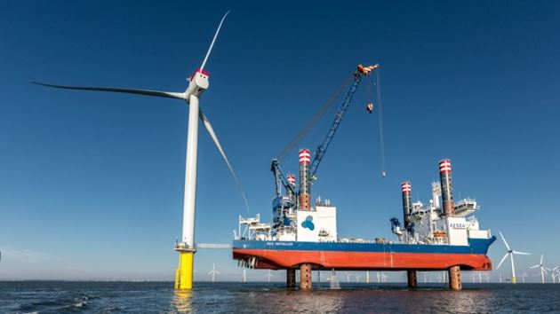Arkona offshore wind power plant in Germany